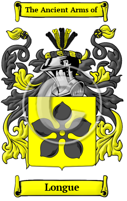 Longue Family Crest/Coat of Arms