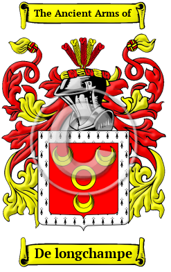 De longchampe Family Crest/Coat of Arms