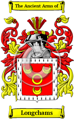 Longchams Family Crest/Coat of Arms