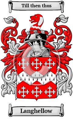 Langhellow Family Crest/Coat of Arms