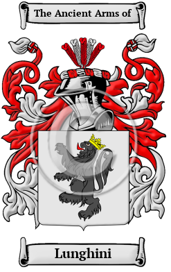Lunghini Family Crest/Coat of Arms