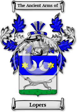 Lopers Family Crest Download (JPG) Legacy Series - 600 DPI