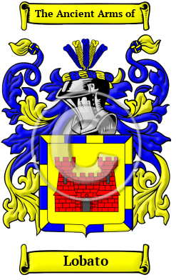 Lobato Family Crest/Coat of Arms