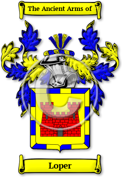 Loper Family Crest Download (jpg) Legacy Series - 150 DPI