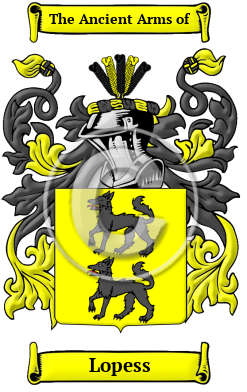 Lopess Family Crest/Coat of Arms