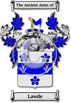 Lawde Family Crest Download (jpg) Legacy Series - 150 DPI