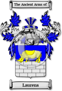 Laurens Family Crest Download (jpg) Legacy Series - 150 DPI