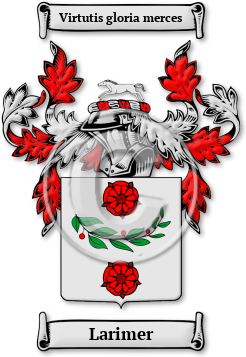 Larimer Family Crest Download (jpg) Legacy Series - 150 DPI