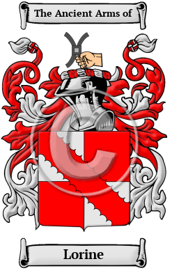 Lorine Family Crest/Coat of Arms