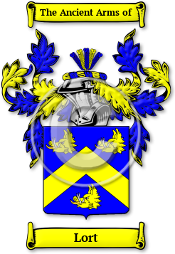 Lort Family Crest Download (JPG) Legacy Series - 600 DPI