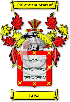 Losa Family Crest Download (JPG) Legacy Series - 600 DPI