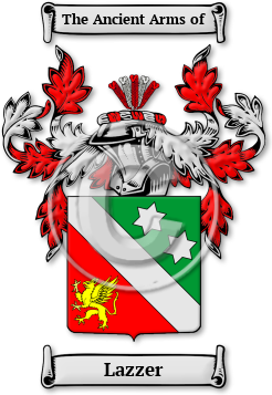 Lazzer Family Crest Download (JPG) Legacy Series - 600 DPI