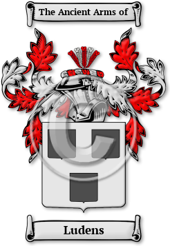 Ludens Family Crest Download (jpg) Legacy Series - 150 DPI