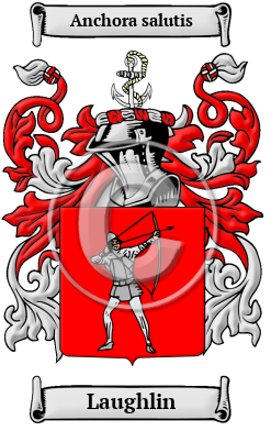 Laughlin Family Crest/Coat of Arms
