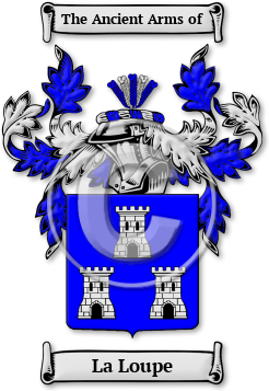La Loupe Family Crest Download (JPG) Legacy Series - 600 DPI