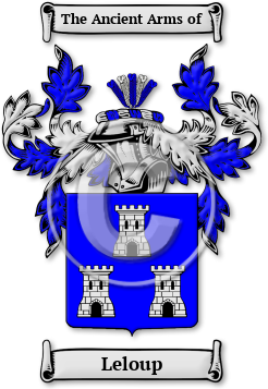 Leloup Family Crest Download (JPG) Legacy Series - 600 DPI