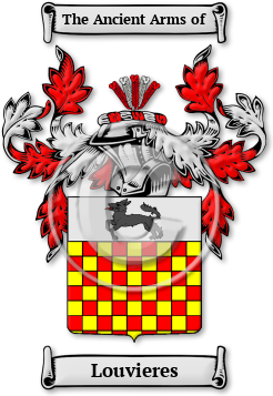 Louvieres Family Crest Download (JPG) Legacy Series - 600 DPI