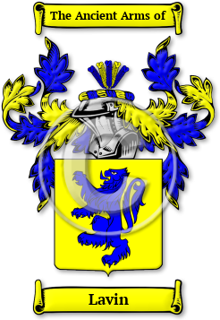 Lavin Family Crest Download (jpg) Legacy Series - 150 DPI