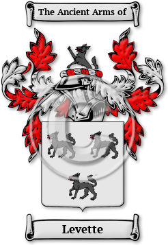 Levette Family Crest Download (jpg) Legacy Series - 150 DPI