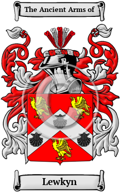 Lewkyn Family Crest/Coat of Arms