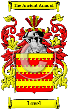 Lovel Family Crest/Coat of Arms