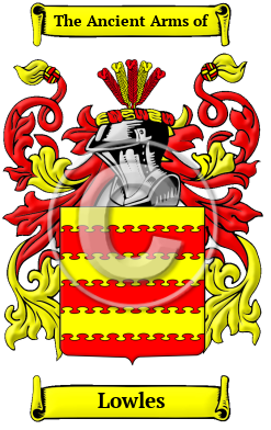 Lowles Family Crest/Coat of Arms
