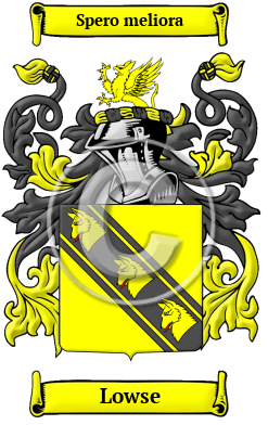 Lowse Family Crest/Coat of Arms