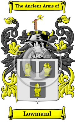 Lowmand Family Crest/Coat of Arms