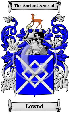 Lownd Family Crest/Coat of Arms