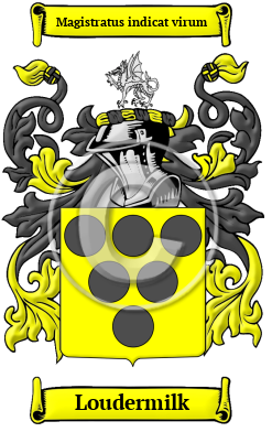 Loudermilk Family Crest/Coat of Arms