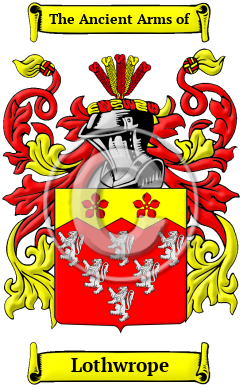 Lothwrope Family Crest/Coat of Arms