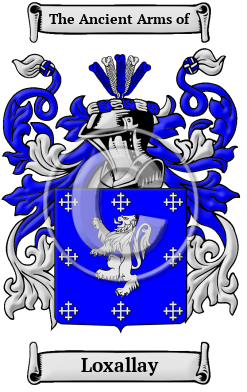 Loxallay Family Crest/Coat of Arms