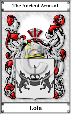 Lola Family Crest Download (JPG)  Book Plated - 150 DPI