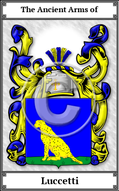 Luccetti Family Crest Download (JPG)  Book Plated - 150 DPI