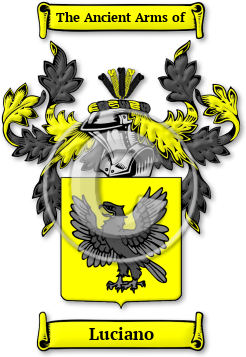 Luciano Family Crest Download (jpg) Legacy Series - 150 DPI