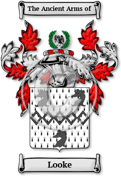 Looke Family Crest Download (jpg) Legacy Series - 150 DPI