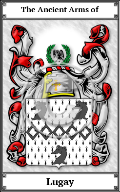 Lugay Family Crest Download (JPG)  Book Plated - 150 DPI