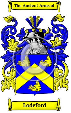 Lodeford Family Crest/Coat of Arms