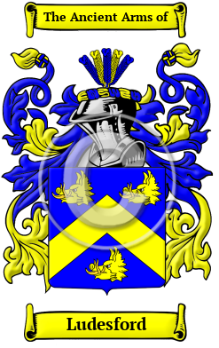 Ludesford Family Crest/Coat of Arms