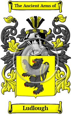 Ludlough Family Crest/Coat of Arms