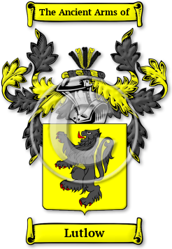 Lutlow Family Crest Download (JPG) Legacy Series - 600 DPI