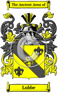 Lubbe Family Crest/Coat of Arms