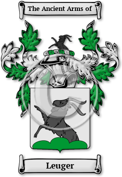 Leuger Family Crest Download (jpg) Legacy Series - 150 DPI