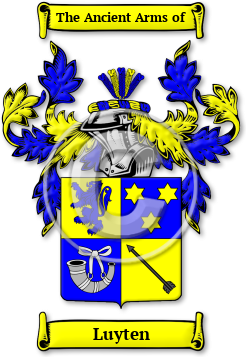 Luyten Family Crest Download (jpg) Legacy Series - 150 DPI