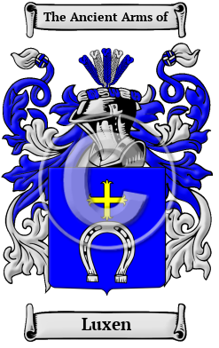 Luxen Family Crest/Coat of Arms