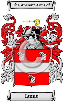 Lume Family Crest/Coat of Arms