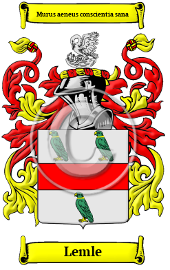 Lemle Family Crest/Coat of Arms