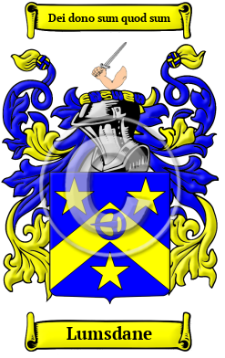 Lumsdane Family Crest/Coat of Arms