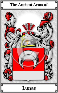 Lunas Family Crest Download (JPG)  Book Plated - 150 DPI
