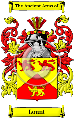 Lount Family Crest/Coat of Arms